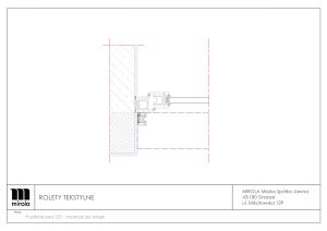 Rolety tekstylne zewnętrzne mSCREEN UP-BOX