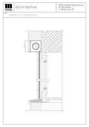 Rolety tekstylne zewnętrzne mSCREEN UP-BOX