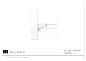 Rolety tekstylne zewnętrzne mSCREEN UP-BOX